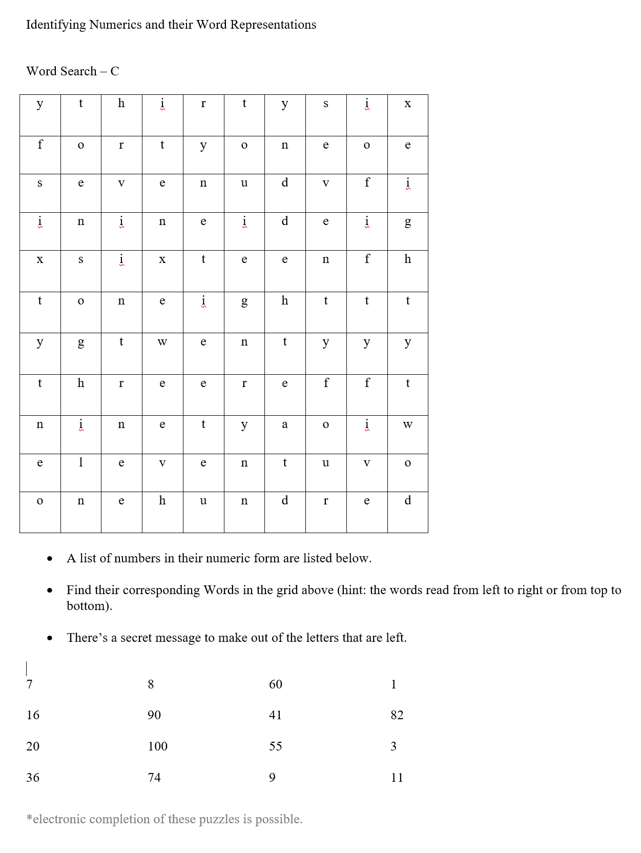 word searches re_ finding number word representations pg 3 of 4